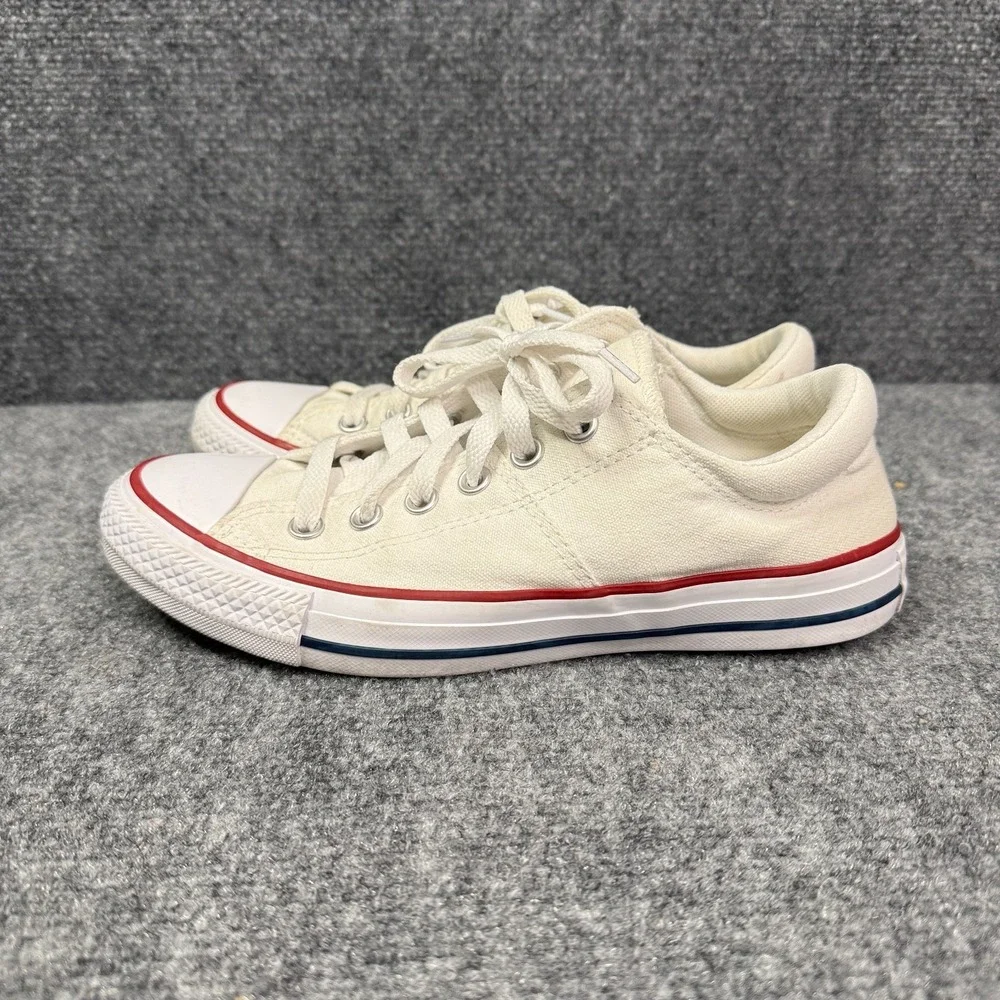 Converse Women Low Top Chuck Taylor All Star Madison Canvas Shoes White Size 8